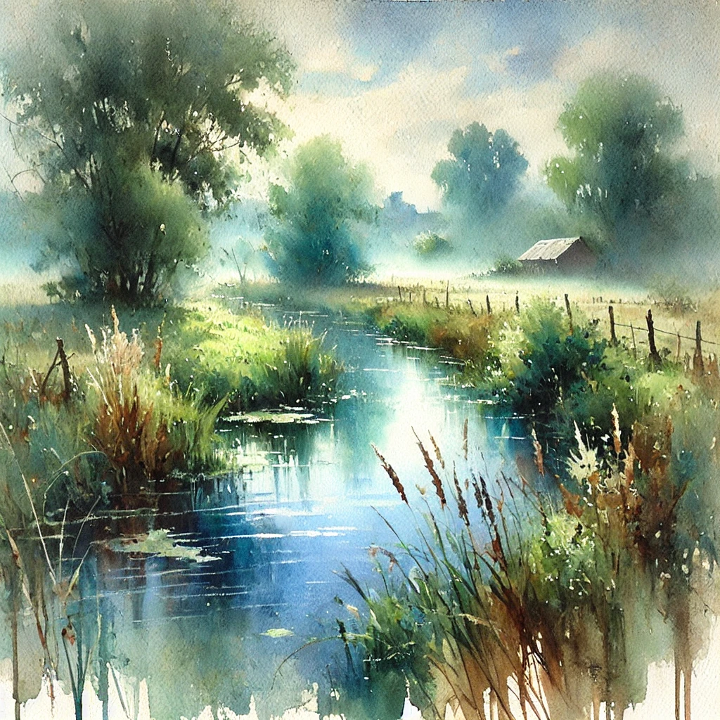 Beruhigender Fluss